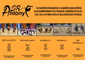 Qualifiées France Equipe 2015 UFOLEP